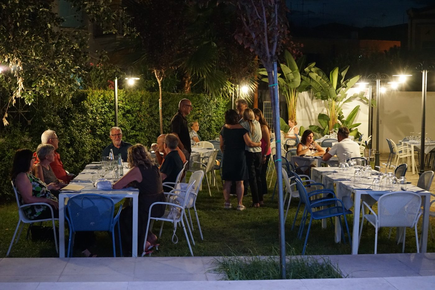 Cena in giardino alla Torre del Cupo